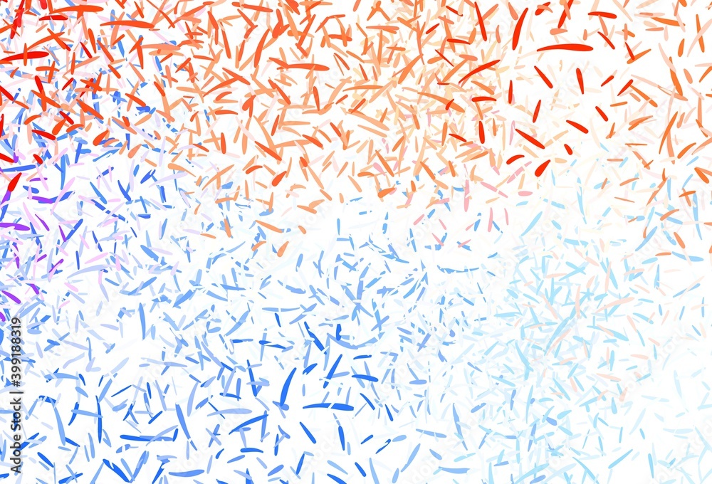 Light Blue, Yellow vector template with repeated sticks.