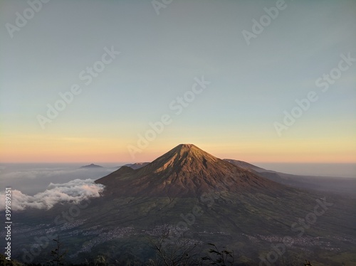 Temanggung, Indonesia - August 27th, 2020: Mountain in winter © Anto