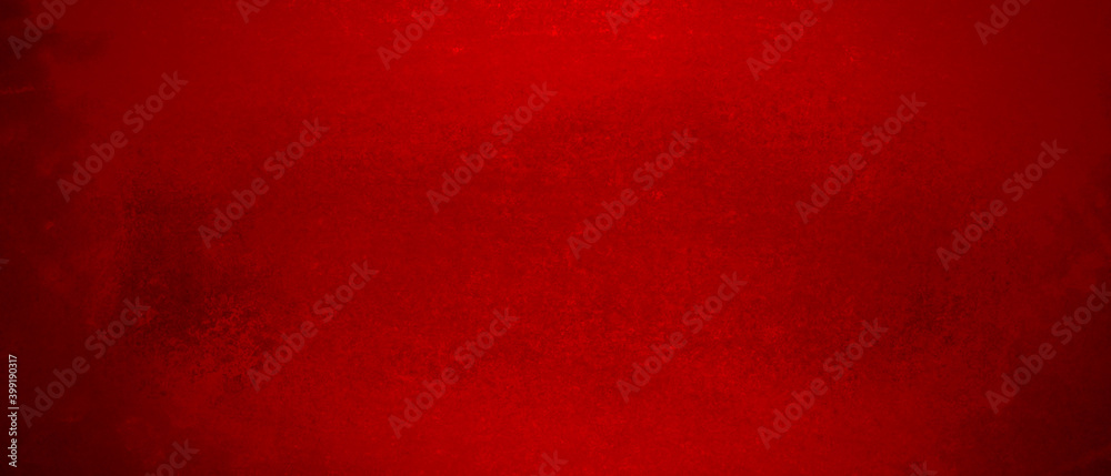 Rich red background, Christmas or valentine's day background with old grunge paper texture - obrazy, fototapety, plakaty 