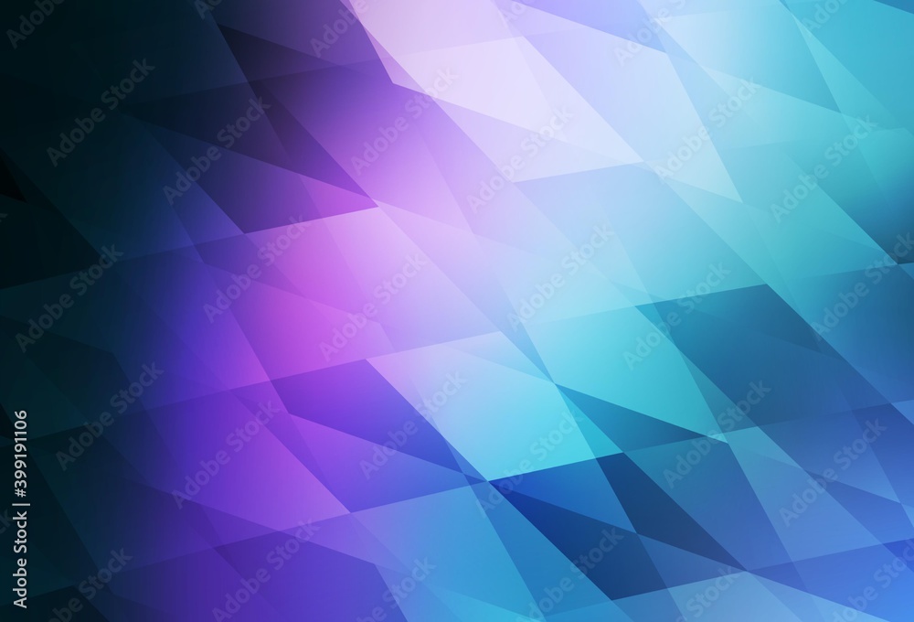 Dark Pink, Blue vector background in polygonal style. Dark Pink, Blue vector background in polygonal style.
