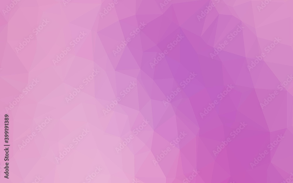 Fototapeta premium Light Purple vector low poly texture.