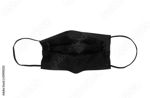 Isolated black mask over a white background(with path)