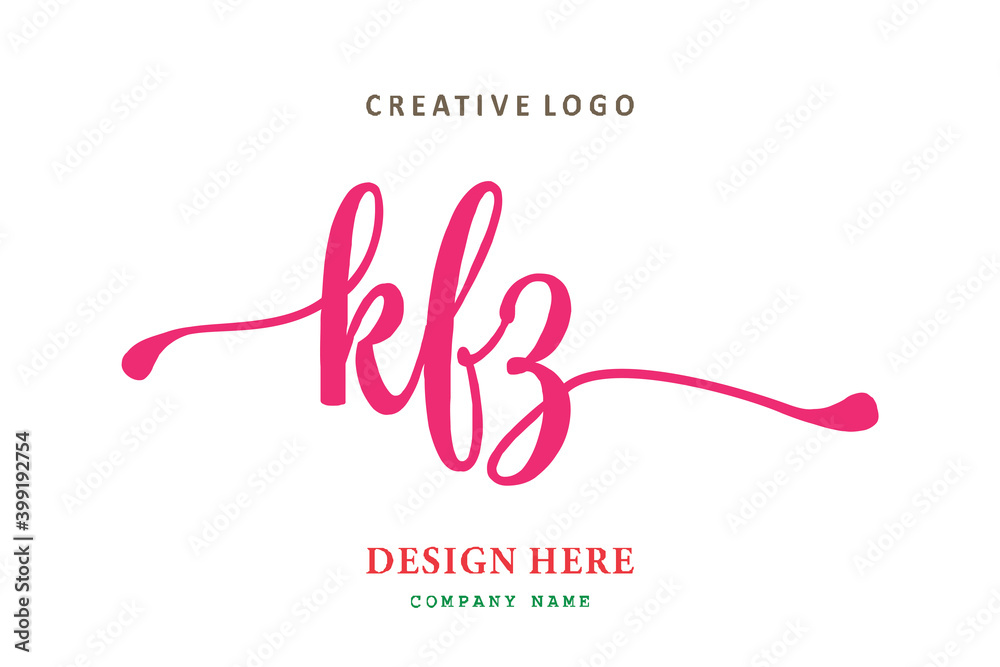 KFZ lettering logo is simple, easy to understand and authoritative KFZ lettering logo is simple, easy to understand and authoritative