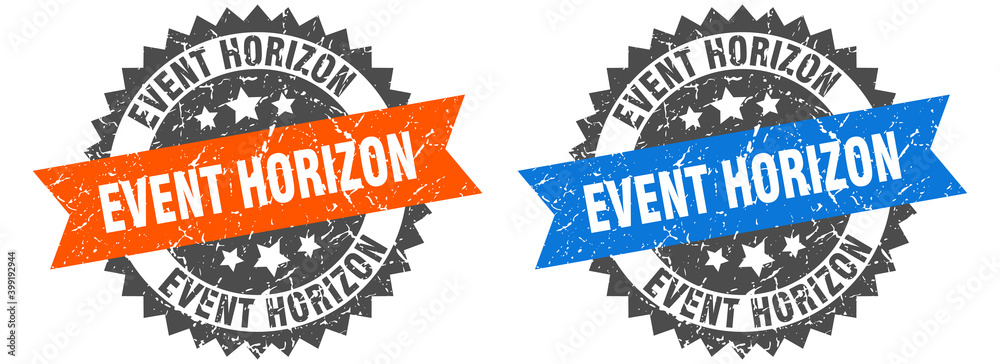 Obraz premium event horizon band sign. event horizon grunge stamp set