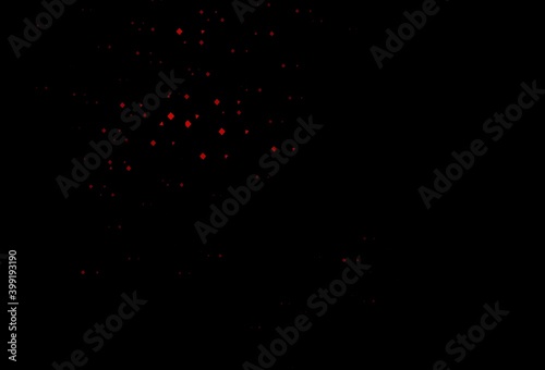 Dark red vector cover in polygonal style with circles.