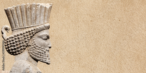 Photos Bas-relief with assyrian warriors, Persepolis, Iran