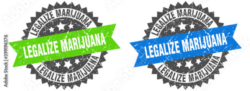 legalize marijuana band sign. legalize marijuana grunge stamp set