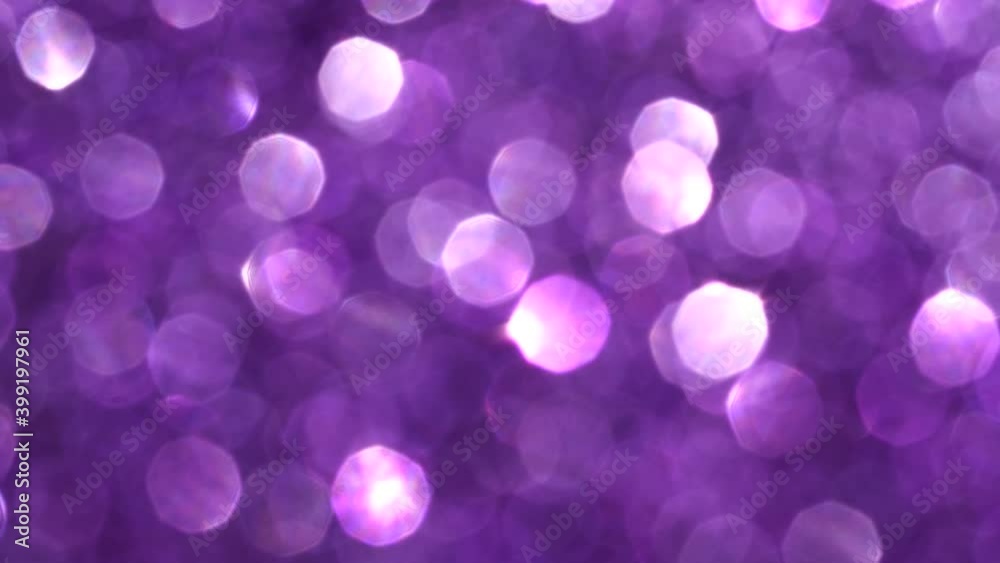 Abstract background blurred violet neon color glitter, light leaks, lens flare
