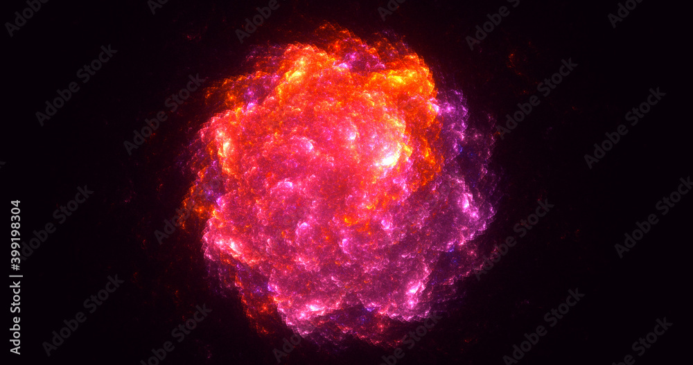 3D rendering abstract colorful fractal light background 3D rendering abstract colorful fractal light background