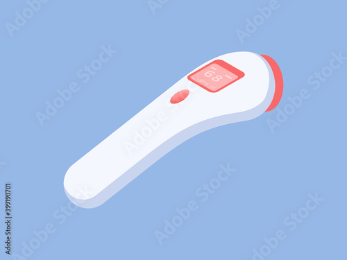 Modern infrared thermometer for remote temperature measurement