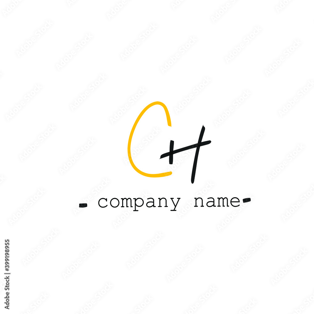 Initial CH beauty monogram and elegant logo design Initial CH beauty monogram and elegant logo design