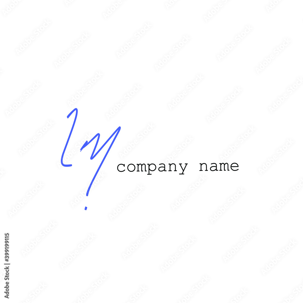 Initial lm beauty monogram and elegant logo design Initial lm beauty monogram and elegant logo design
