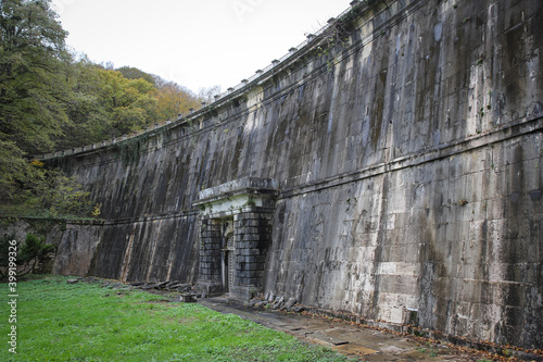 Old and historic dam