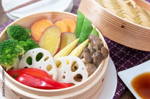野菜のせいろ蒸し
