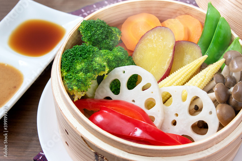 野菜のせいろ蒸し