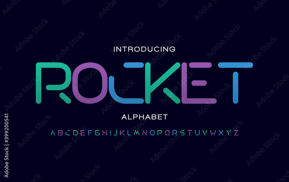 Modern alphabet fonts. Typography for a poster, banner, etc. Vector element or template A to Z Modern alphabet fonts. Typography for a poster, banner, etc. Vector element or template A to Z