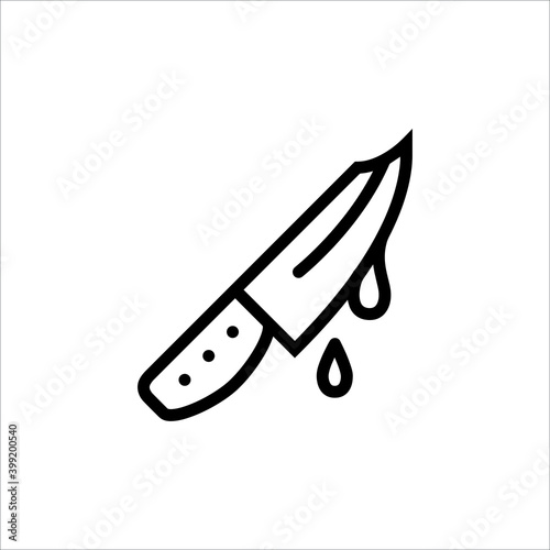 knife with blood