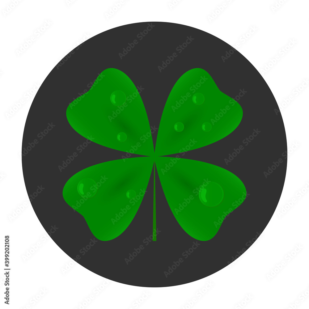 Four leaf clover icon. Luck symbol. Vector. Four leaf clover icon. Luck symbol. Vector.