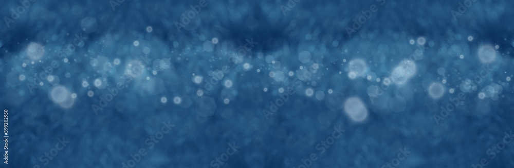 blue blurry background with particles