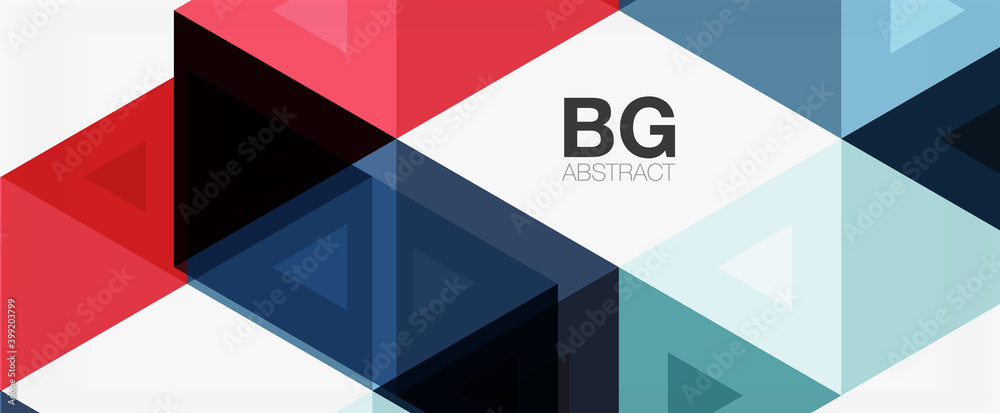 Mosaic triangle pattern abstract background for cover, banner, flyer and poster and other template Mosaic triangle pattern abstract background for cover, banner, flyer and poster and other template