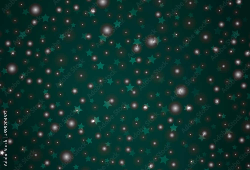 Dark Green vector texture in birthday style. Dark Green vector texture in birthday style.