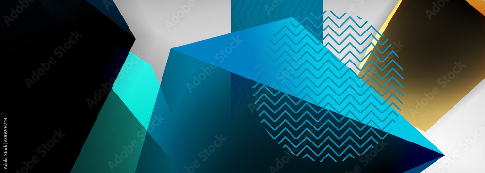 Low poly 3d geometric shapes, minimal abstract background. Vector illustrations for covers, banners, flyers and posters and other Low poly 3d geometric shapes, minimal abstract background. Vector illustrations for covers, banners, flyers and posters and other