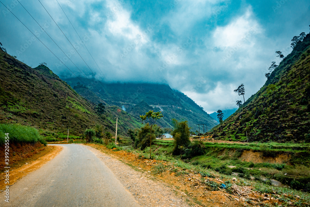 Amazing mountain landscape at Ha Giang province. Ha Giang is a northernmost province in Vietnam Amazing mountain landscape at Ha Giang province. Ha Giang is a northernmost province in Vietnam