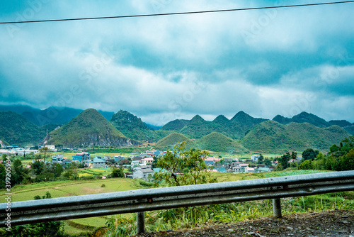 Amazing mountain landscape at Ha Giang province. Ha Giang is a northernmost province in Vietnam