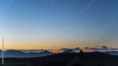 Ovoo at Night Mongolia