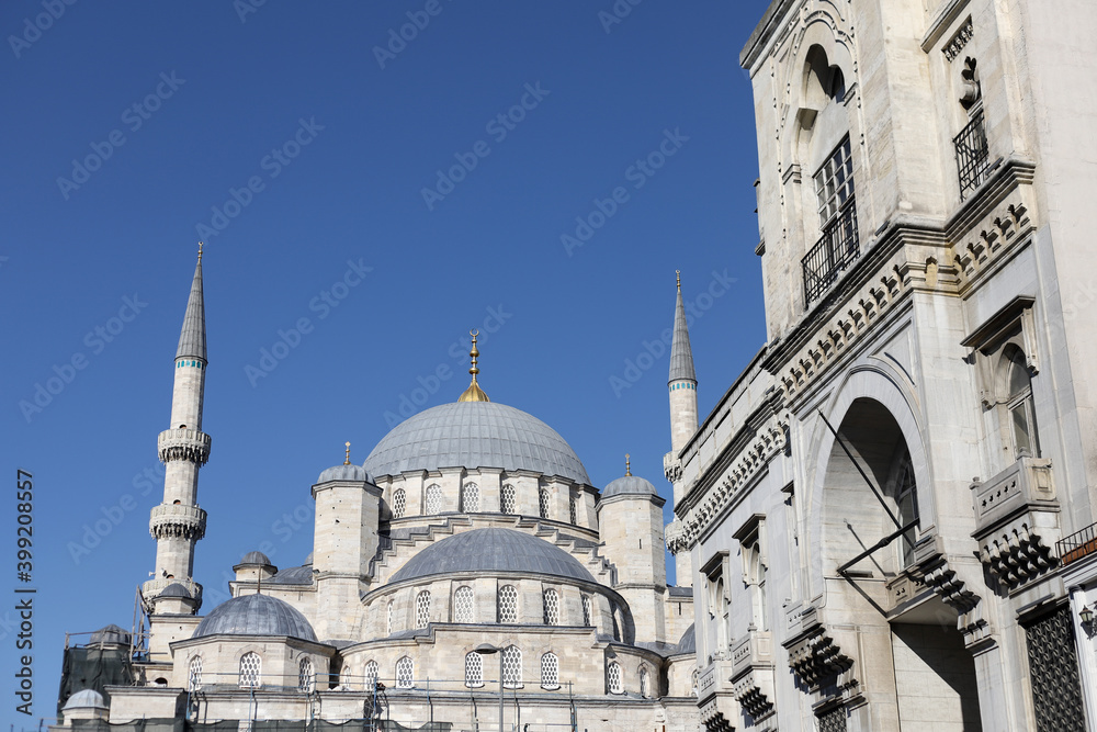 Eminonu Yeni Mosque in Istanbul, Turkey