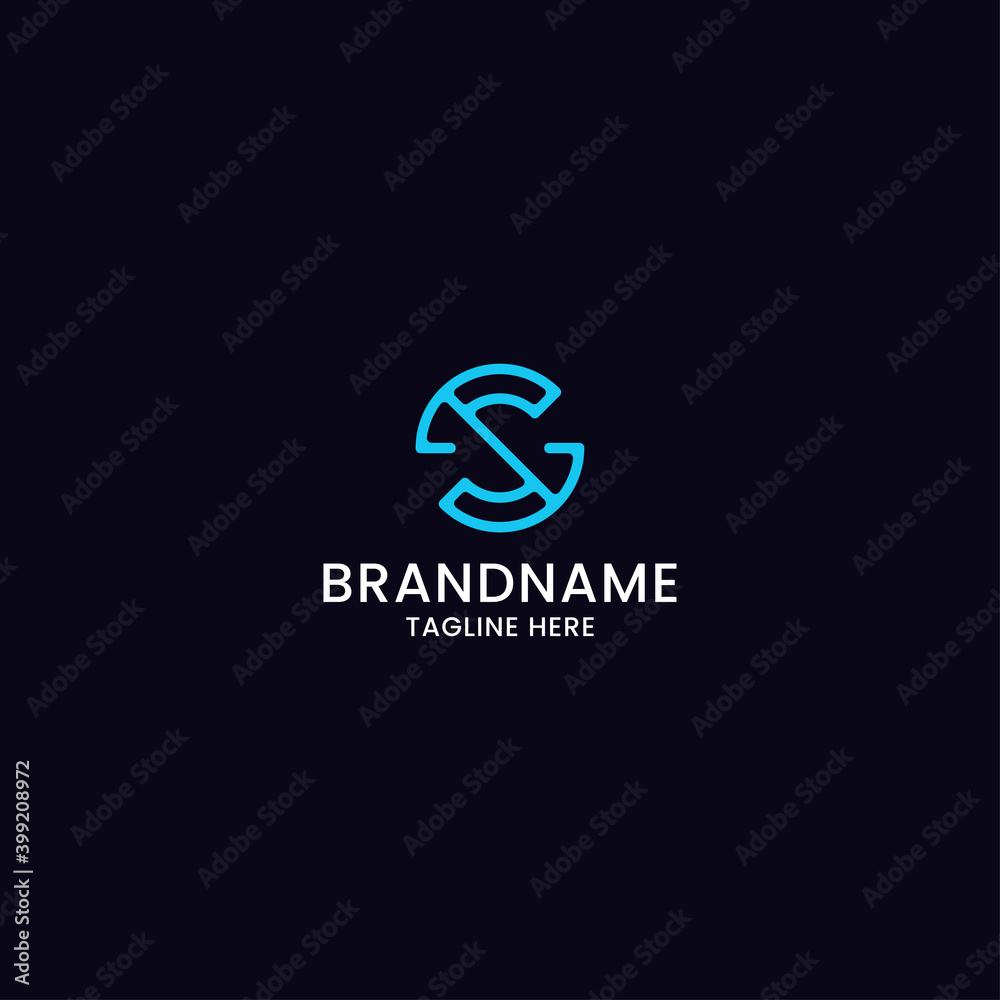 Letter S logo design template vector Letter S logo design template vector