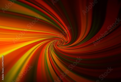 Dark Orange vector colorful blur backdrop. Colorful abstract illustration with gradient. Background for a cell phone.