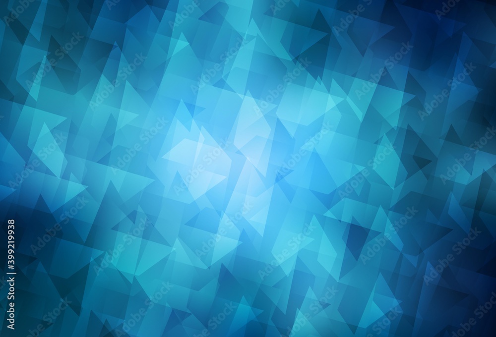 Light BLUE vector background in polygonal style. Light BLUE vector background in polygonal style.
