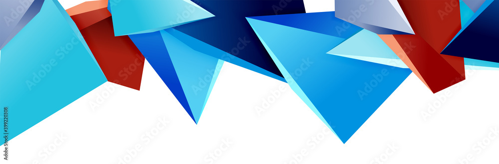 Triangle mosaic abstract background, 3d triangular low poly shapes. Geometric vector illustration for covers, banners, flyers and posters and other Triangle mosaic abstract background, 3d triangular low poly shapes. Geometric vector illustration for covers, banners, flyers and posters and other