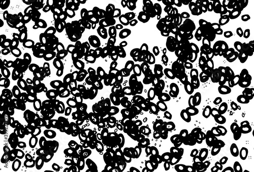 Black and white vector backdrop with dots.