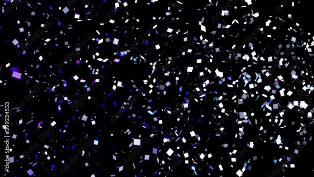 Countless particles of confetti passing through 4K Countless particles of confetti passing through 4K