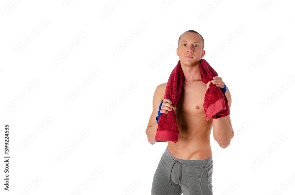 Fashion portrait of strong brutal guy with a modern trendy hairstyle. Sexy torso. Male flexing his muscles. Sport workout bodybuilding. Fashion portrait of strong brutal guy with a modern trendy hairstyle. Sexy torso. Male flexing his muscles. Sport workout bodybuilding.