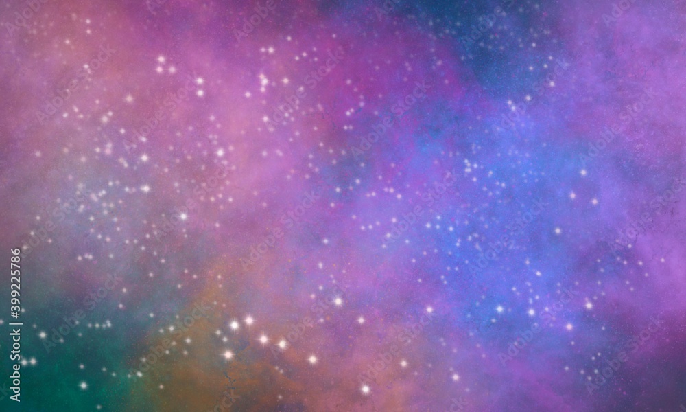 Sfondo viola blu colorato spazio galassia via lattea 