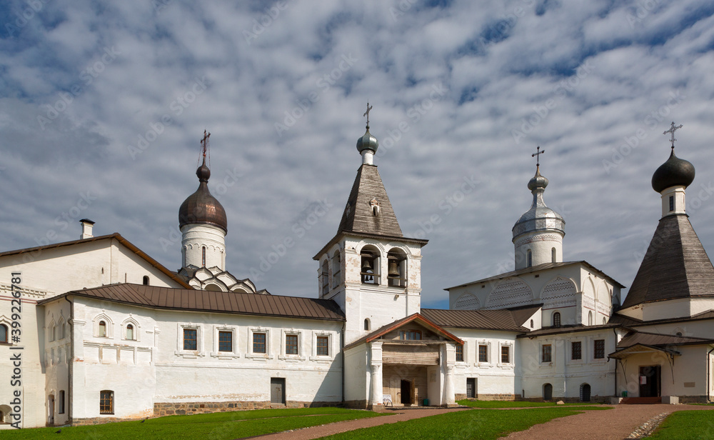 Ferapontov Belozersky monastery. Monastery of the Russian Orthodox Church in summer day. Vologda Region. Russia