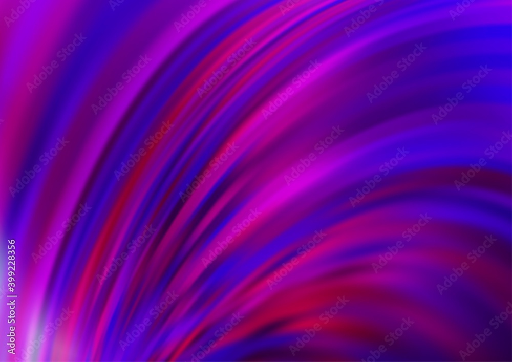 Fototapeta premium Light Purple vector background with lamp shapes.