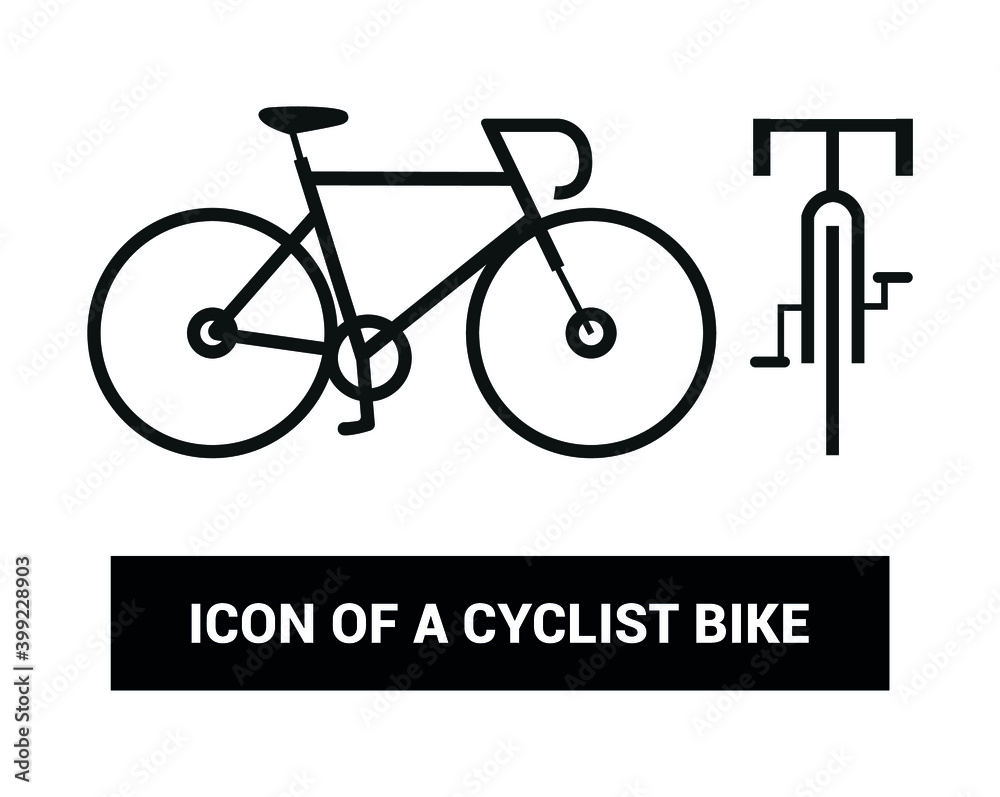Vector image. Cycling icons. Image of sport. Vector image. Cycling icons. Image of sport.