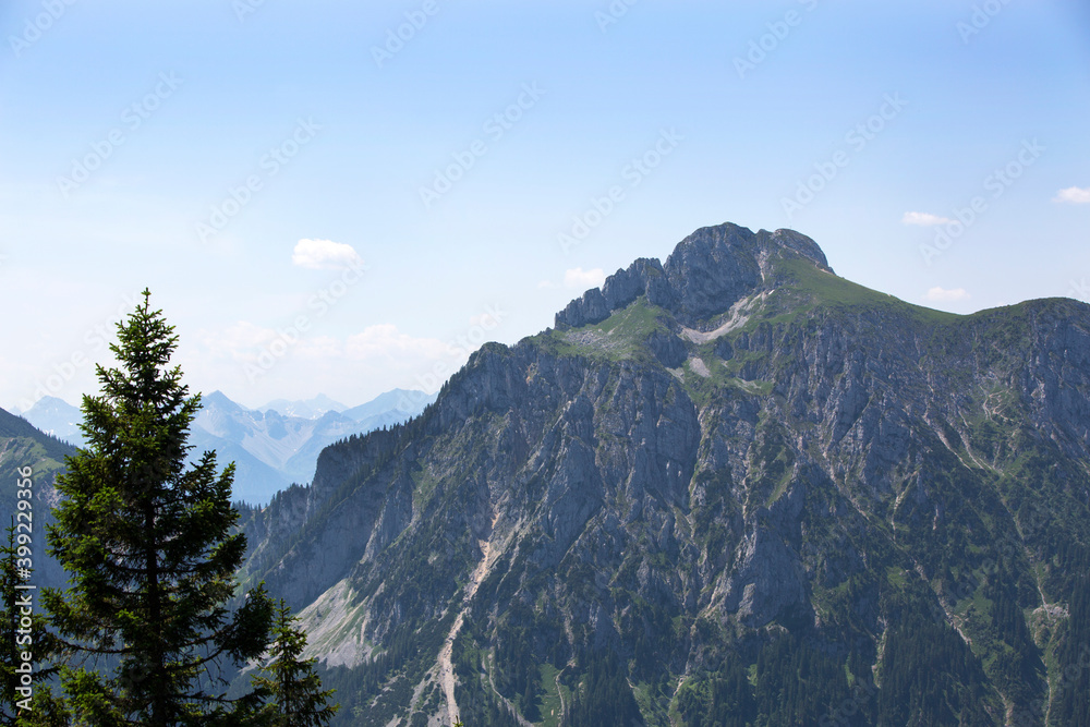 Mountain Saeuling in Allgäu, Bavarian Alps, Germany