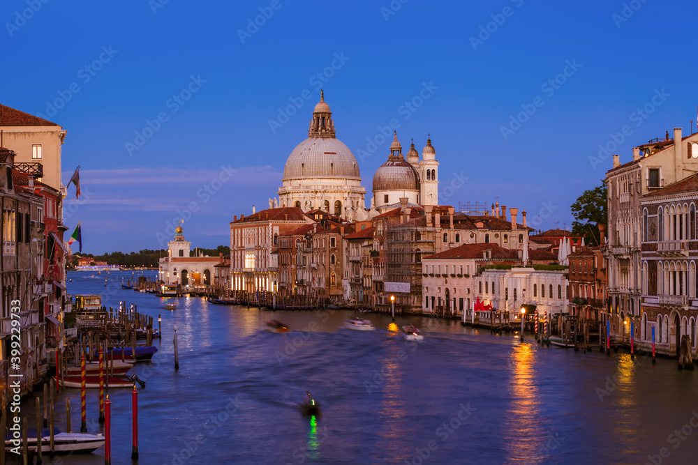 Grand canal in Venice Italy