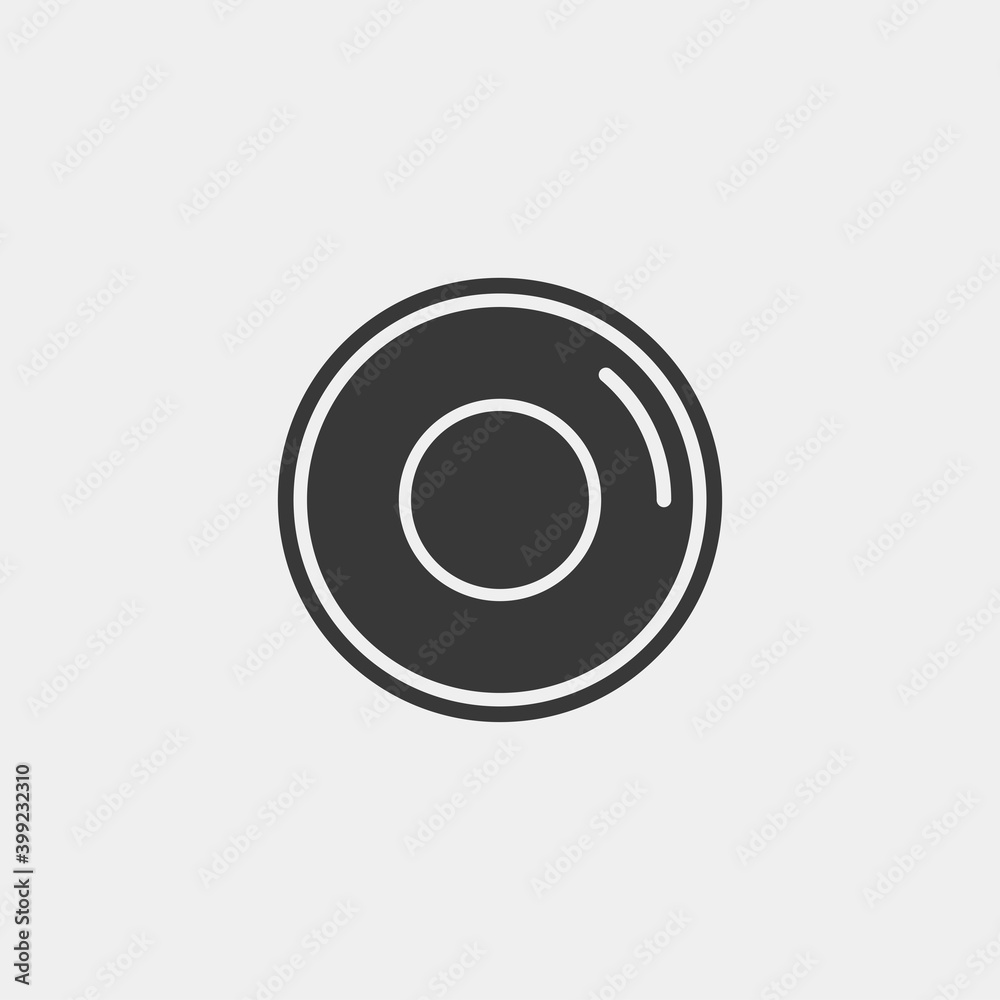 Plate icon isolated on background. Restaurant symbol modern, simple, vector, icon for website design, mobile app, ui. Vector Illustration Plate icon isolated on background. Restaurant symbol modern, simple, vector, icon for website design, mobile app, ui. Vector Illustration