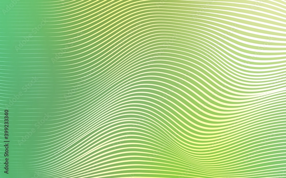 Light Green vector background with bent ribbons. An elegant bright illustration with gradient. The polygonal design for your web site.
