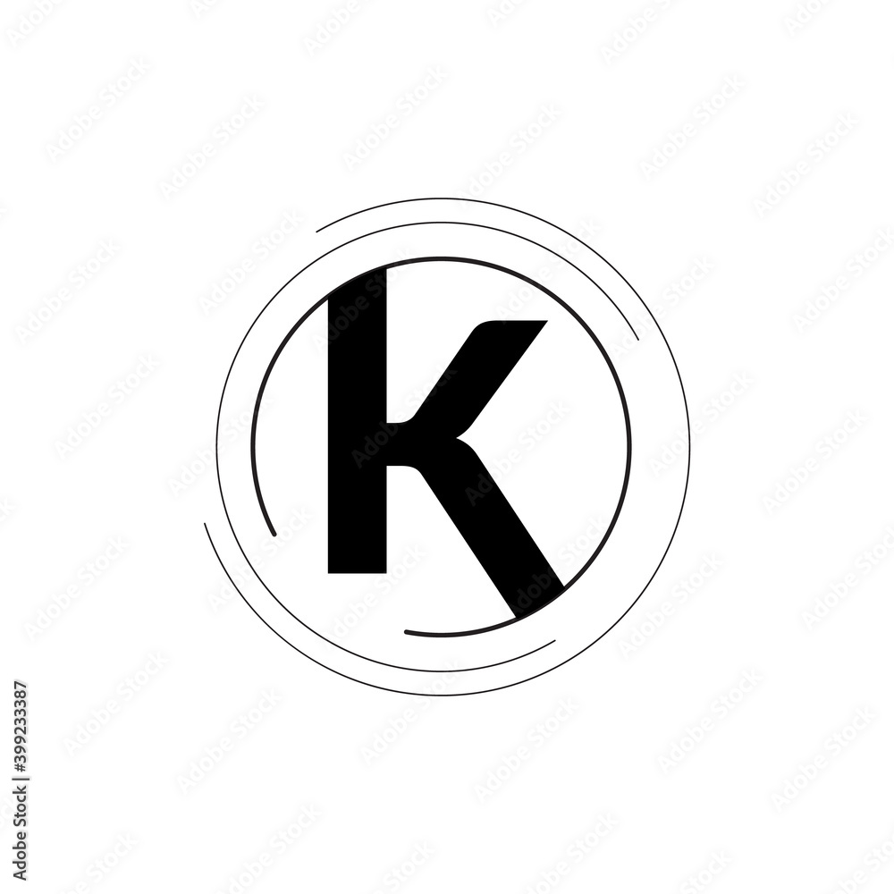 K letter logo vector, modern k letter logo design template K letter logo vector, modern k letter logo design template