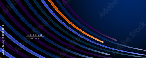 Abstract colorful lines vector background. Internet, big data and technology connections concept, abstract template