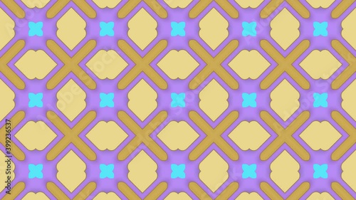 Rotate geometric background. Seamless looped video