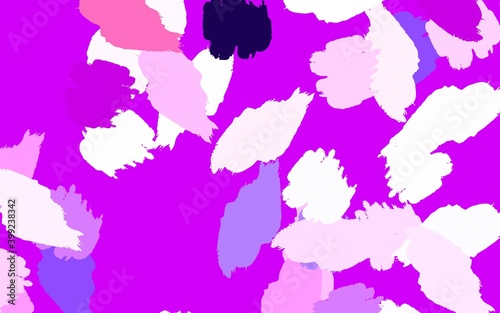 Light Purple vector backdrop with memphis shapes. © smaria2015