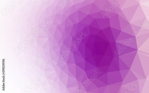 Light Purple vector abstract mosaic pattern.
